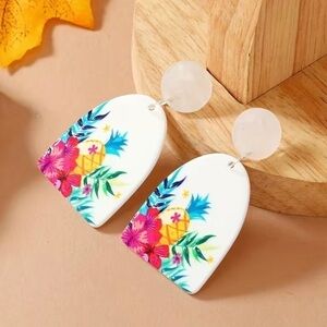 Pineapple Statement Earrings